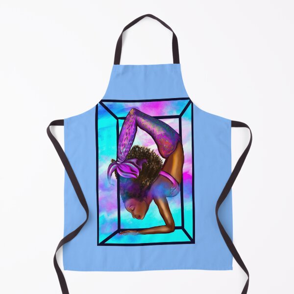Item preview, Mermaid handstand in frame Coco the Magical rainbow mermaid doing an underwater handstand. Afro hair and caramel brown skin designed and sold by Artonmytee.
