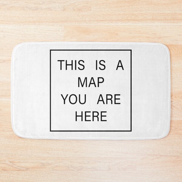 Item preview, This Is A Map You Are Here Concept Art designed and sold by D1mon.