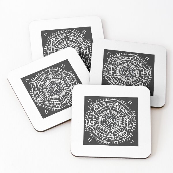 Item preview, Black and white mandala designed and sold by detipograf.