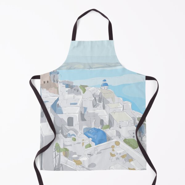 Item preview, Dibujo de Santorini / Atlantis designed and sold by bubble-bulb.
