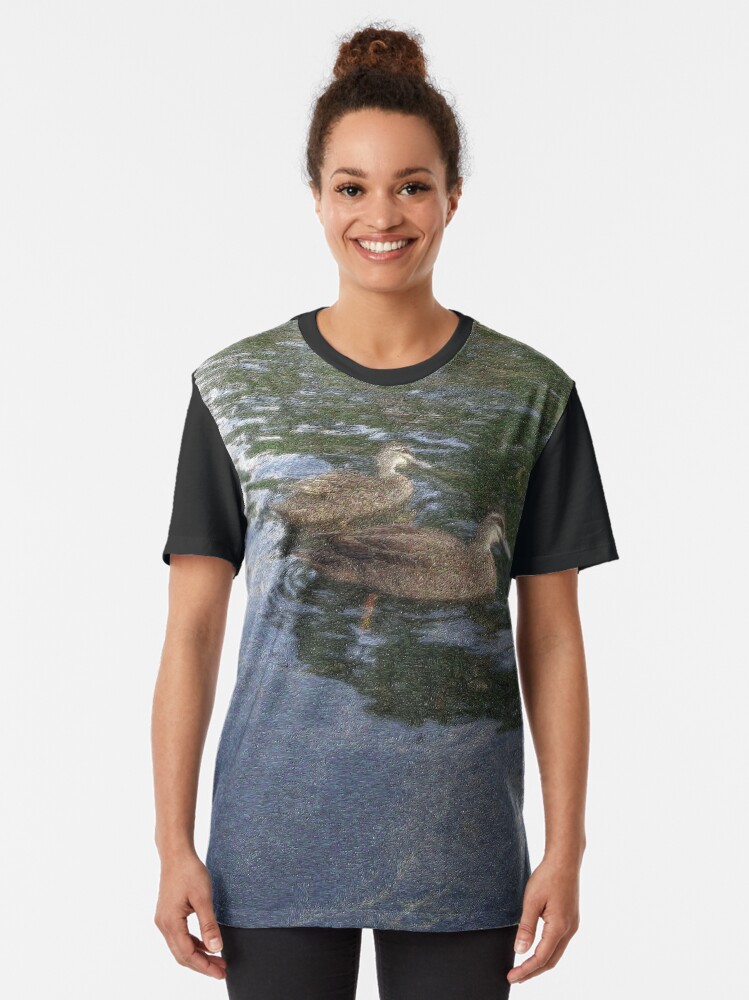 Alternate view of Duck Gogh Graphic T-Shirt