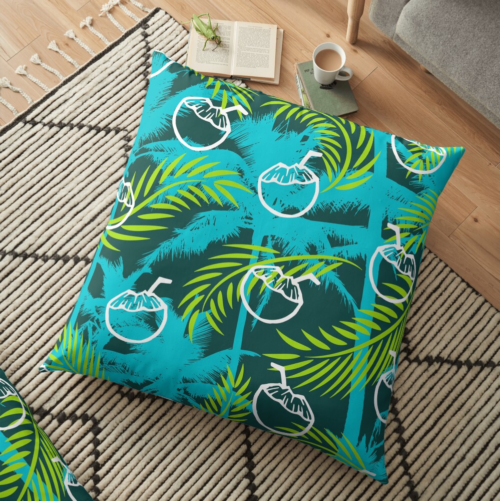 Lime & Coconut Floor Pillow