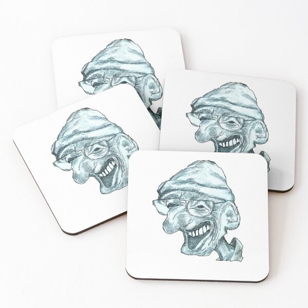Item preview, Old Man Smiling Silly Handmade Doodle Sketch designed and sold by papaipapai198.