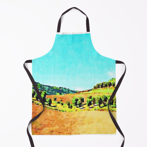 Item preview, Calabrian landscape with plowed countryside and row of olive trees designed and sold by Giuseppe Cocco.
