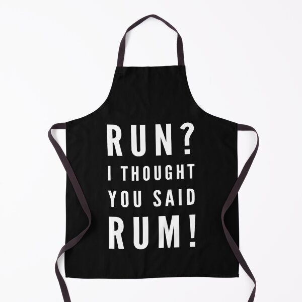 Item preview, Run I thought You Said Rum Funny Runner Rum Lover designed and sold by Esmilna Castillo.