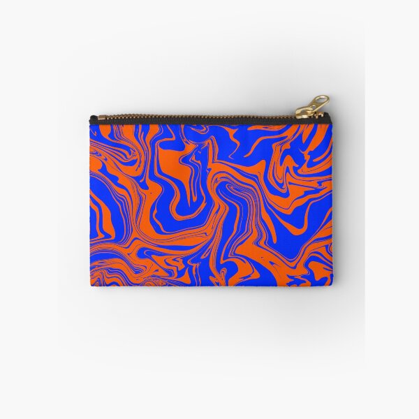 Item preview, Blue and Orange Abstract Melt designed and sold by WildNClassyFun.