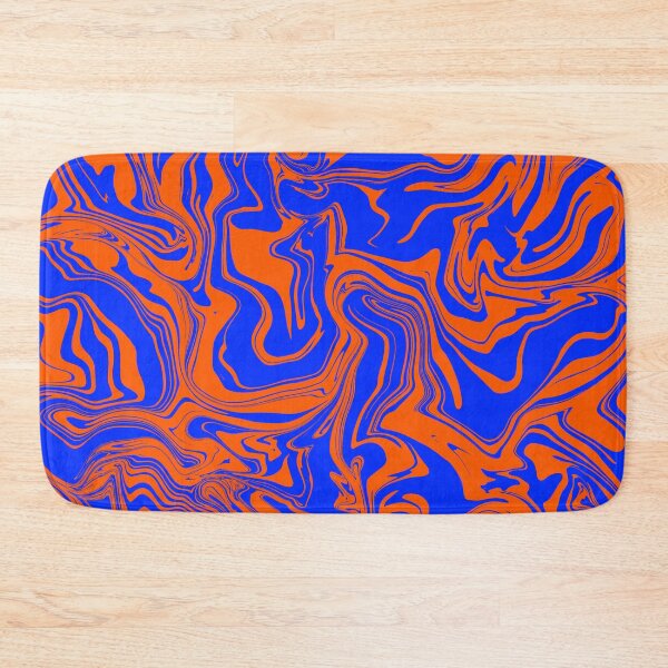 Item preview, Blue and Orange Abstract Melt designed and sold by WildNClassyFun.