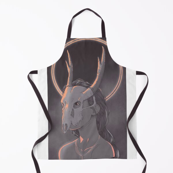 Item preview, Woman with deer skull - variant 4 designed and sold by AlexEyck.