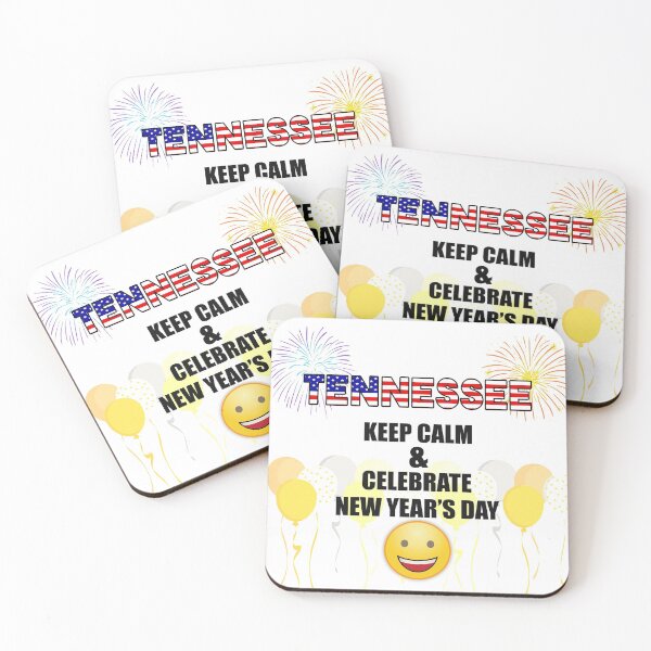 Item preview, Tennessee Keep Calm & Celebrate New Year Day | Tennessee Edition designed and sold by BestBash.