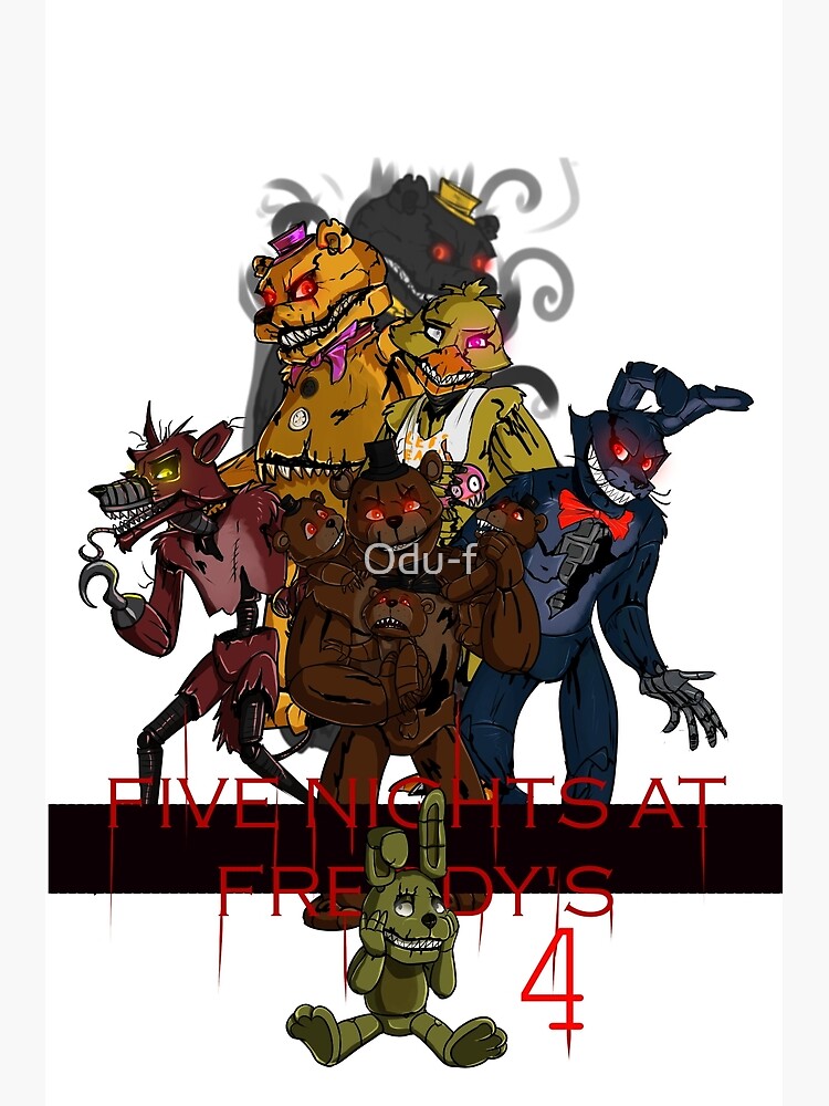 Fnaf 4  Anime fnaf, Fnaf drawings, Fnaf