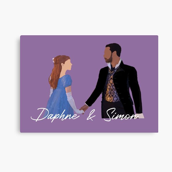 DaphneBridgerton and Simon Dancing Canvas Print