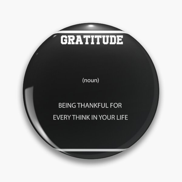 Item preview, Gratitude definition. designed and sold by Sarax isaacus.