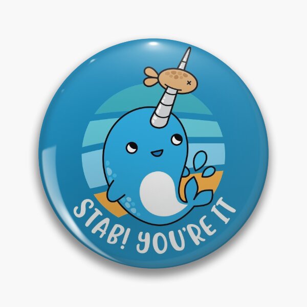 Item preview, Funny Narwhal Pun - Stab You're It! designed and sold by toddsimpson.