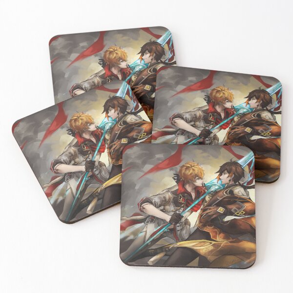 Item preview, Tartaglia vs Zhongli designed and sold by mycookies8u.