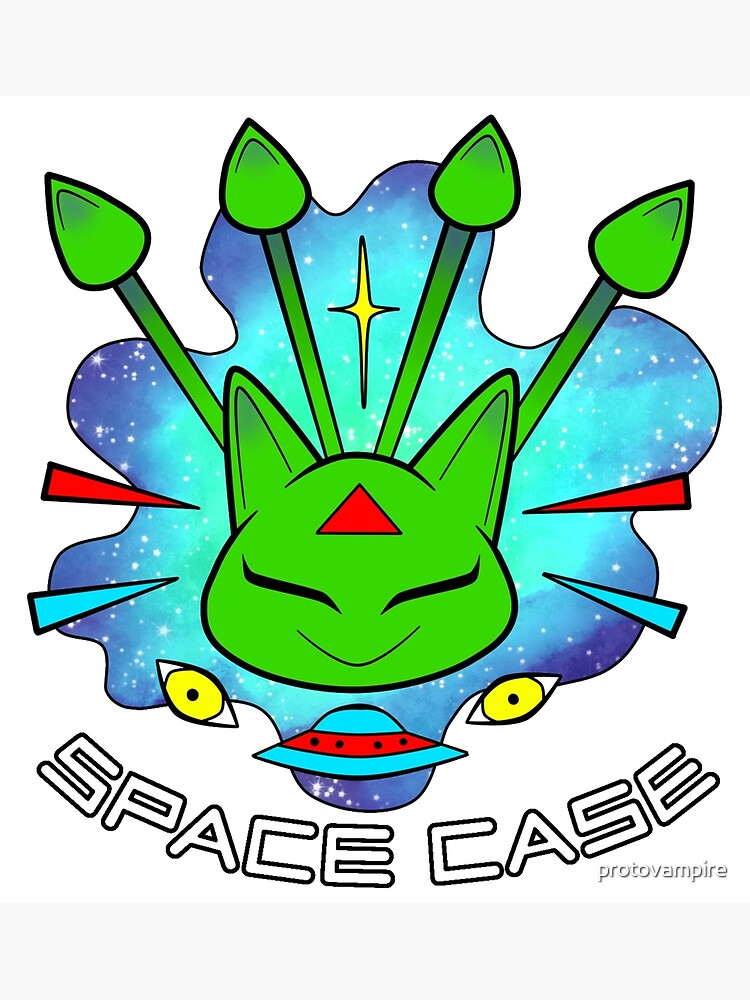 "Alien Aisha "Space Case"" Poster by protovampire Redbubble