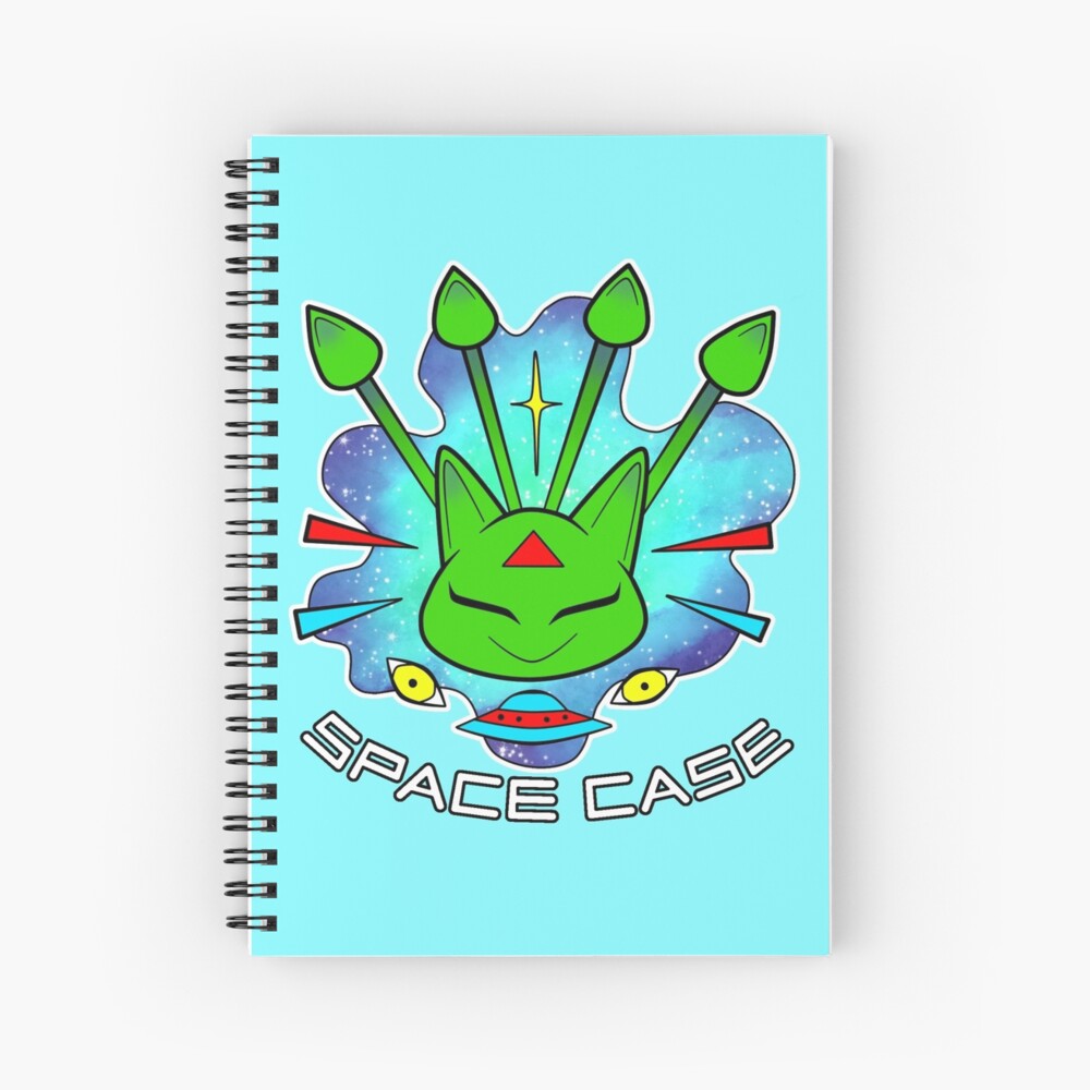 "Alien Aisha "Space Case"" Spiral Notebook by protovampire Redbubble