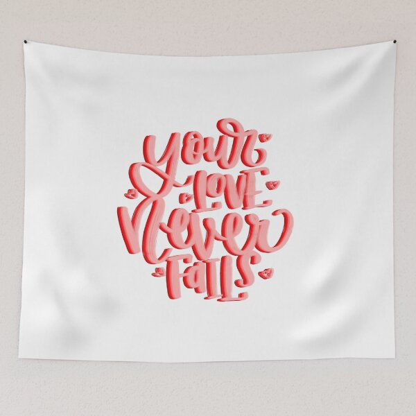 Item preview, Your love never fails-red version designed and sold by Creative Colors99.
