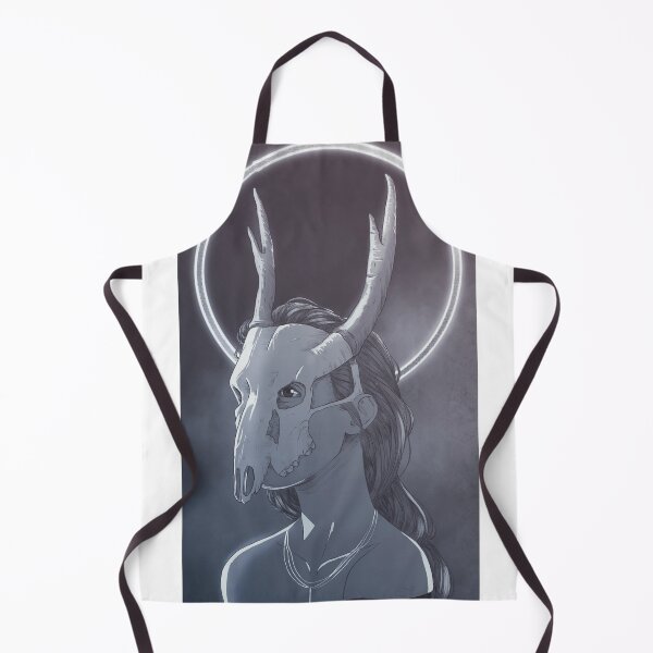 Item preview, Woman with deer skull - variant 5 designed and sold by AlexEyck.