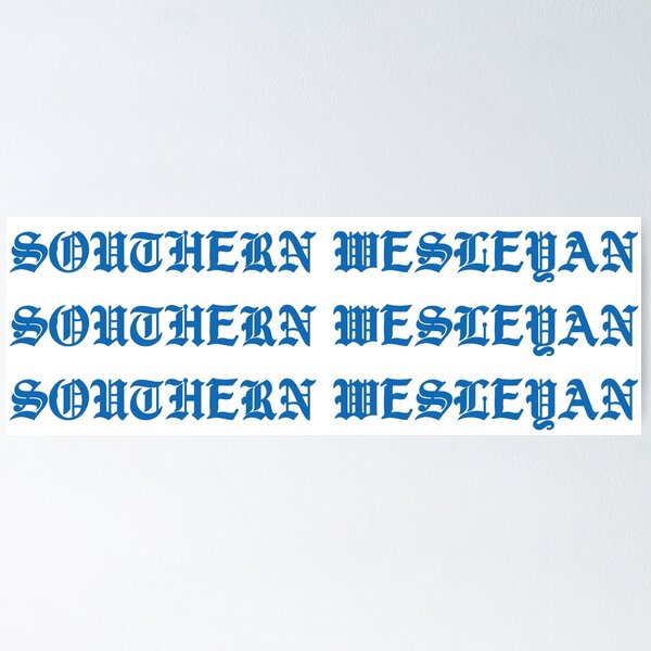 Item preview, Southern Wesleyan University Gothic Letters designed and sold by melinab1116.