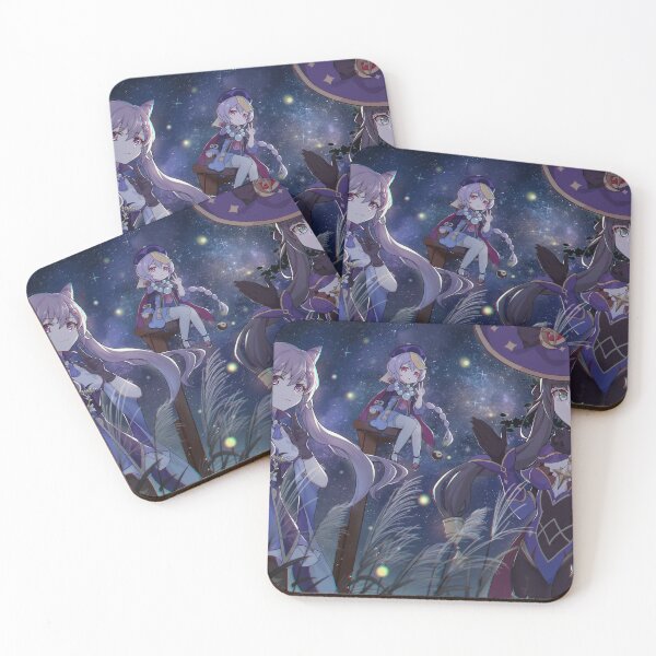 Item preview, Keqing, Mona, and Qiqi designed and sold by mycookies8u.