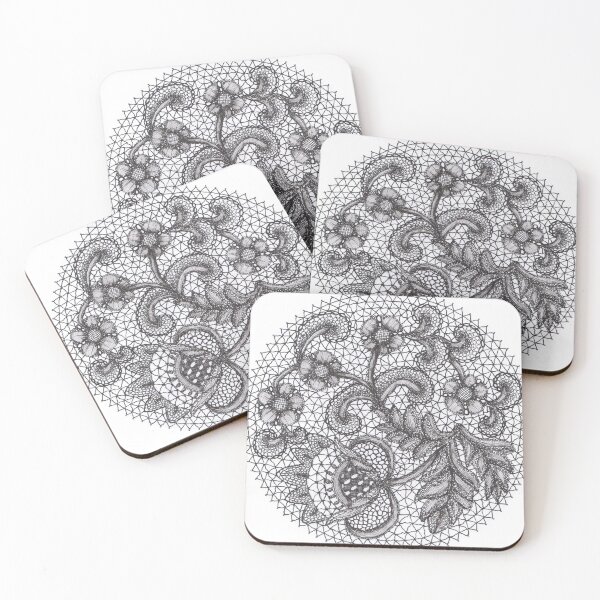 Item preview, Intricate flower lace design designed and sold by Valentina-F.