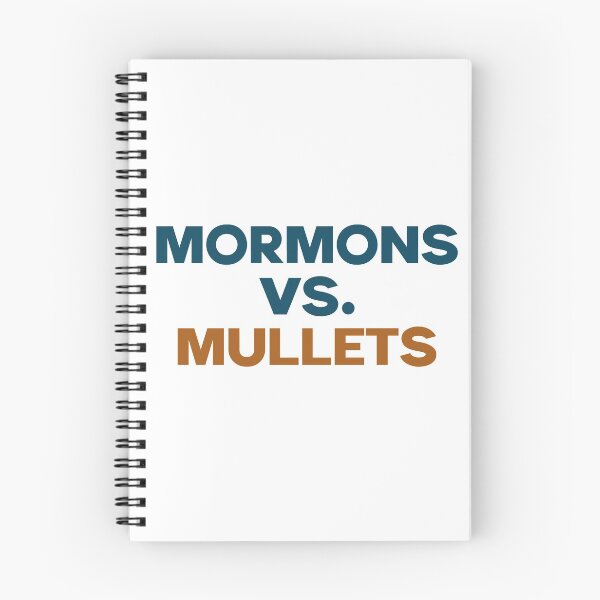 Aperçu de l'œuvre T-shirt Mormons Vs Mullets créée et vendue par UniqueStylistic.