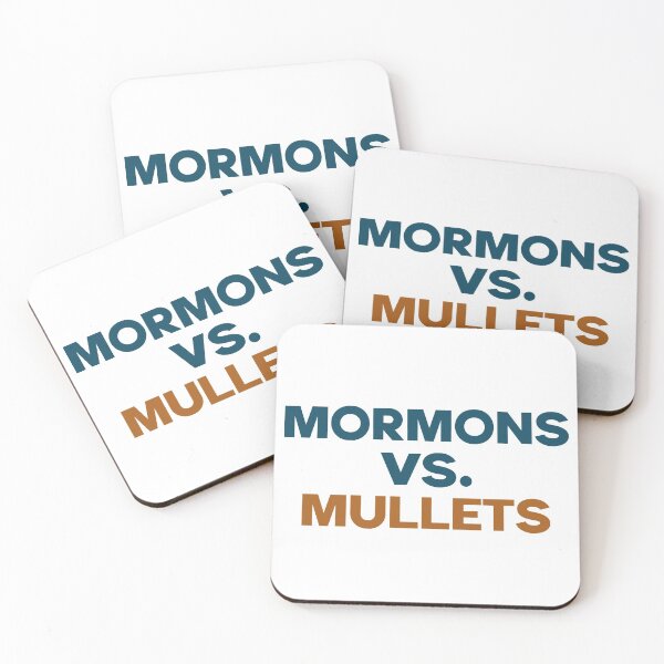 Item preview, Mormons Vs Mullets T-Shirt designed and sold by UniqueStylistic.