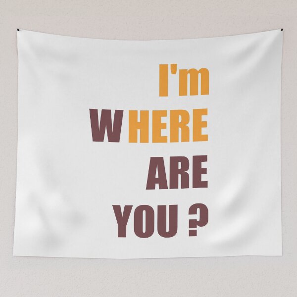 Item preview, I'm Here Where you designed and sold by Totaghyr.