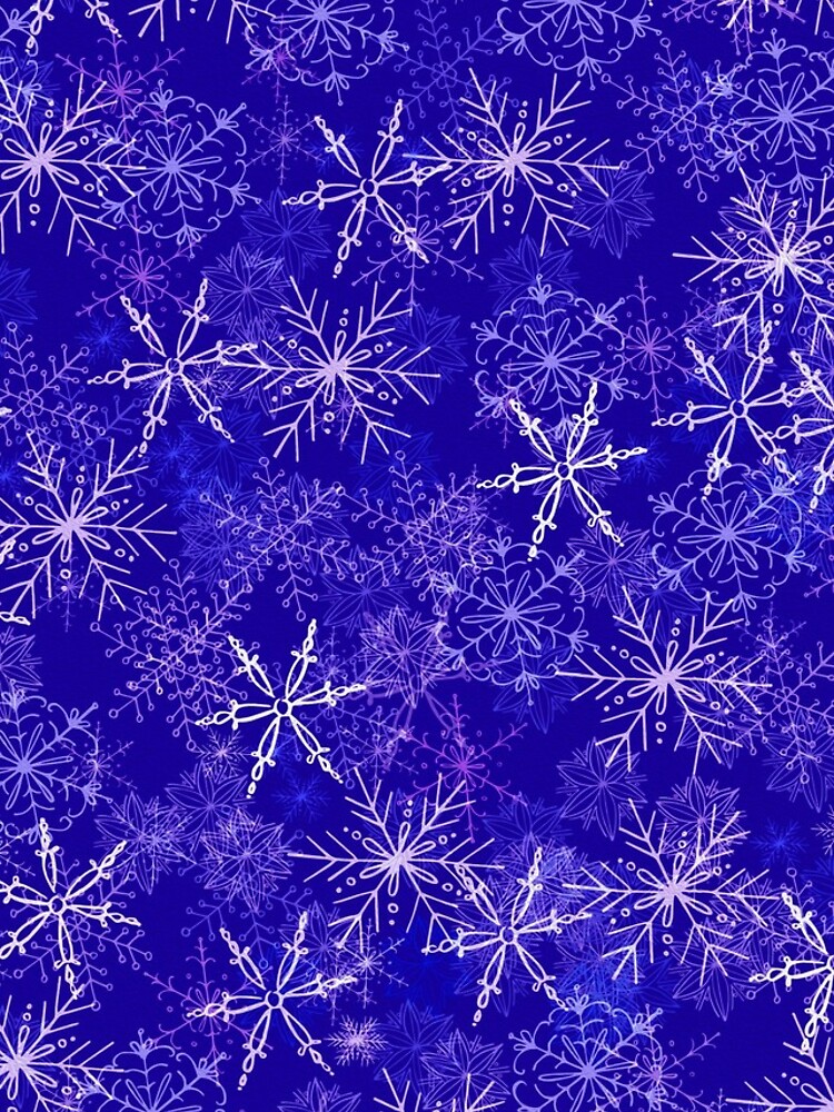 Thumbnail 4 of 4, iPhone Case, Snowflakes Pattern designed and sold by Irinapol.