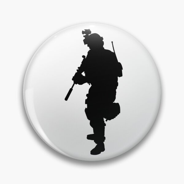 Item preview, Male soldier standing up and in full equipment and armament, fully automatic machine gun in hand such as the special forces, marines army and ksk, GRU, Sajeret. Isolated realistic silhouette designed and sold by Marcin Adrian.