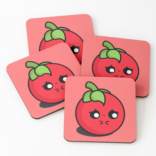 Item preview, Cute Cartoon Tomato Sad designed and sold by cookingwithten.