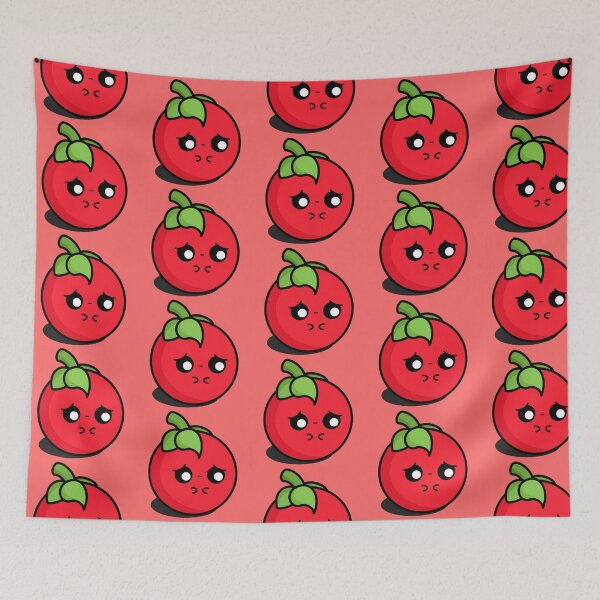 Item preview, Cute Cartoon Tomato Sad designed and sold by cookingwithten.