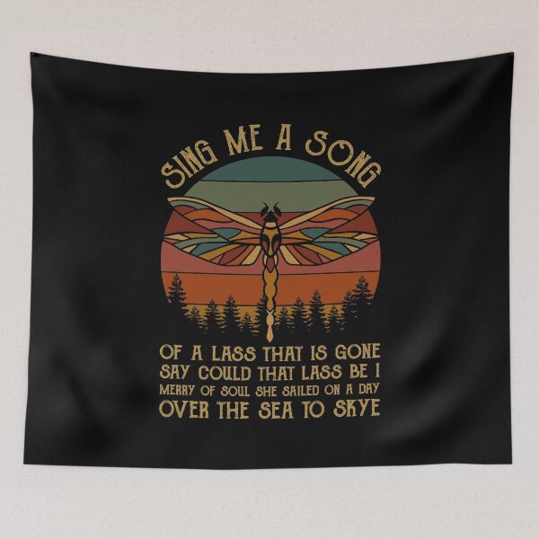Item preview, Outlander Sing Me A Song Trees Dragonfly designed and sold by NancyLyonArt.