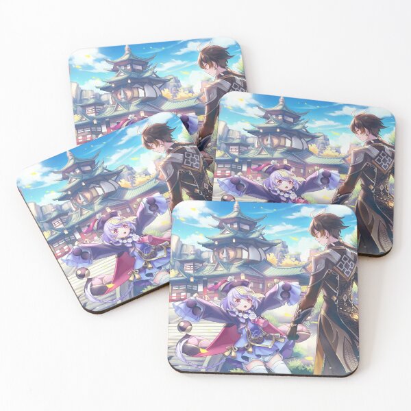 Item preview, Zhongli and Qiqi designed and sold by mycookies8u.