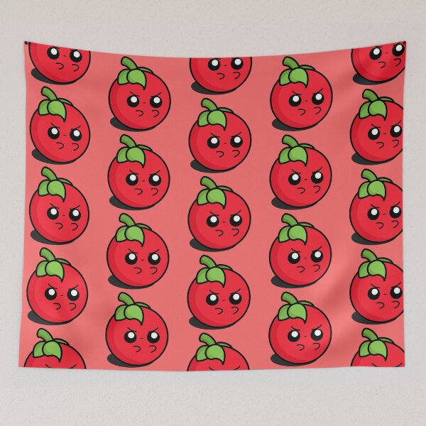 Item preview, Cute Cartoon Tomato Angry designed and sold by cookingwithten.