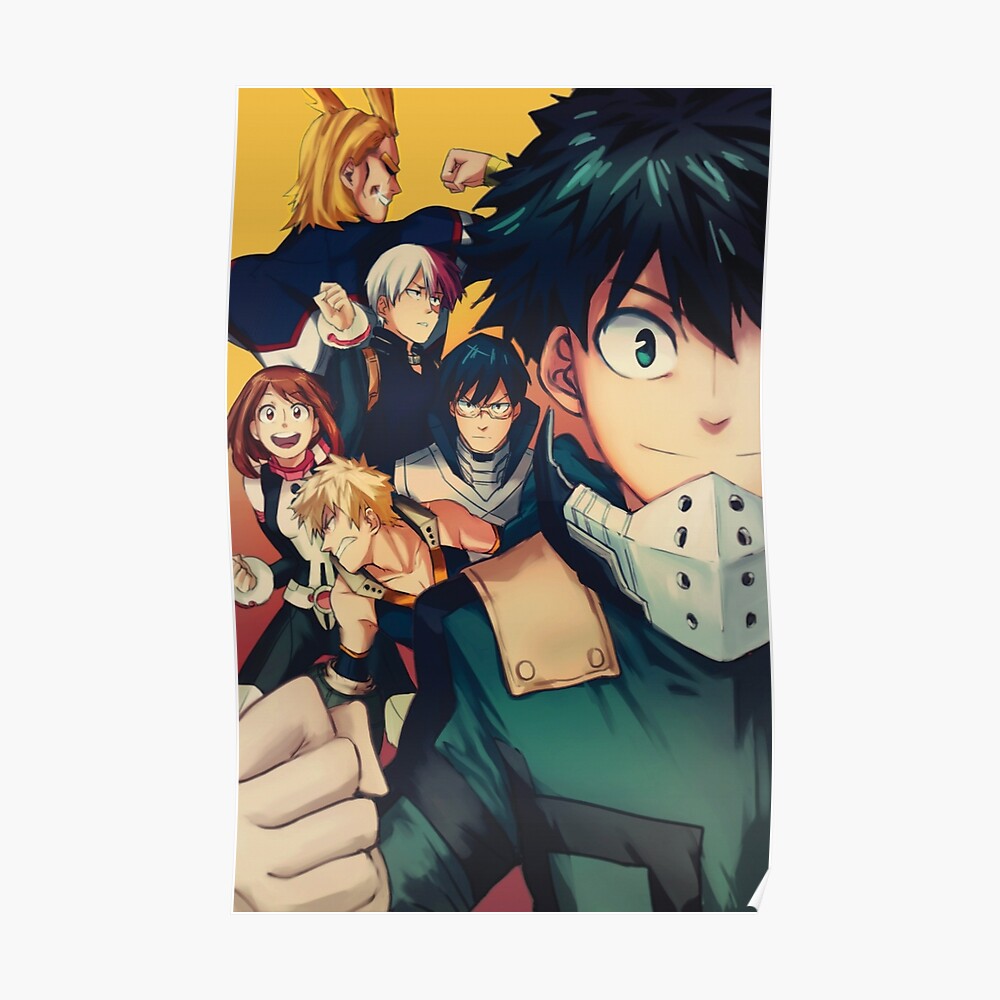 "Boku no Hero Academia " Poster by bdahae Redbubble