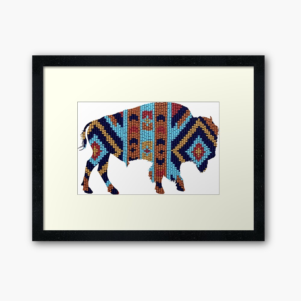 Buffalo Native American Design Buffalo Native American Design