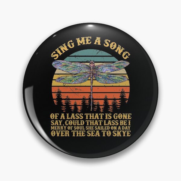 Item preview, Outlander Sing Me A Song Trees Dragonfly Vintage designed and sold by NancyLyonArt.