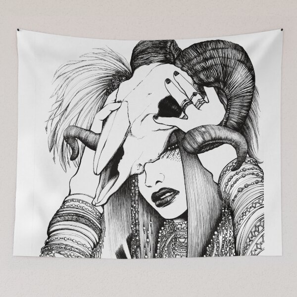 Item preview, The Ram Skull designed and sold by Jamie Primack.