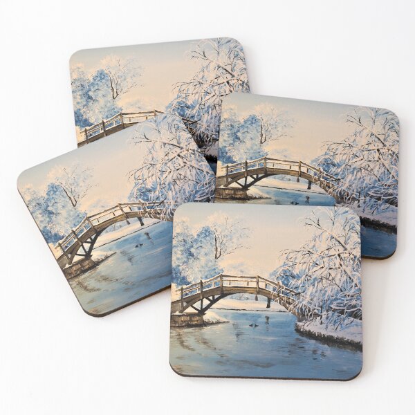 Item preview, Snowy Bridge designed and sold by elliartstudio.