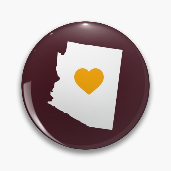 Item preview, Arizona Hometown Heart State Map US American Love designed and sold by elhefe.