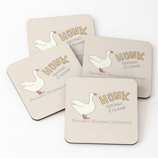 Item preview, HONK Springs Eternal - Endangered Breed Preservation designed and sold by LochNestFarm.