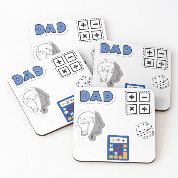 Item preview, I am a single dad who is addicted to cool math games Pack Sticker designed and sold by Cosmic Dust.