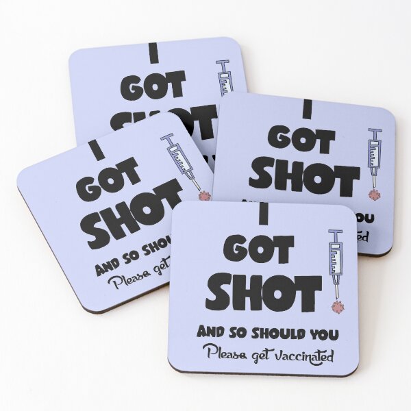 Item preview, Funny Covid19 Vaccine I got Shot Cartoon designed and sold by Nature's Fancy.