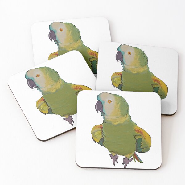 Item preview, Playful Blue Fronted Amazon Parrot  designed and sold by Zurickdesigns.