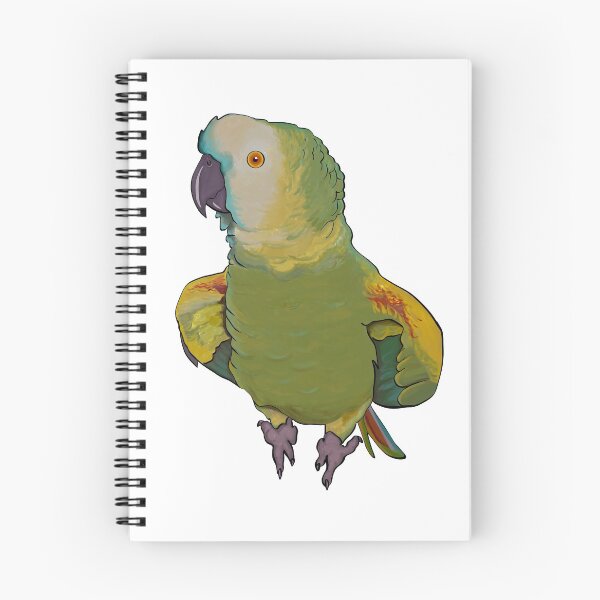 Item preview, Playful Blue Fronted Amazon Parrot  designed and sold by Zurickdesigns.