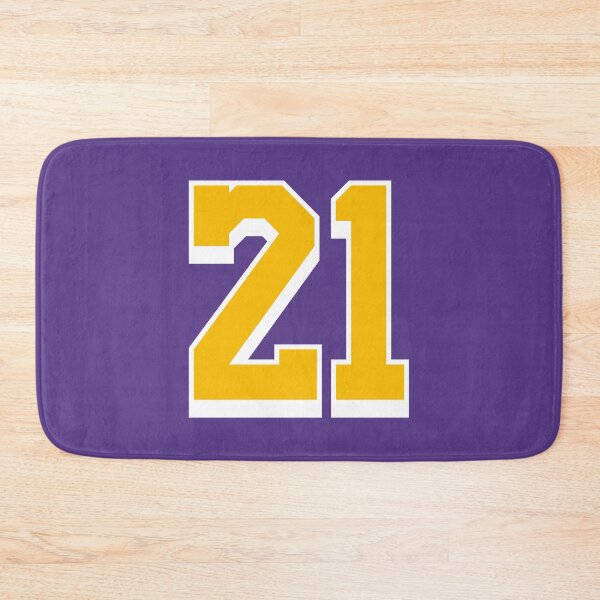 Item preview, 21 Yellow Number Twenty-One Purple Basketball Jersey designed and sold by elhefe.