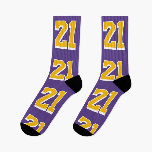 Item preview, 21 Yellow Number Twenty-One Purple Basketball Jersey designed and sold by elhefe.