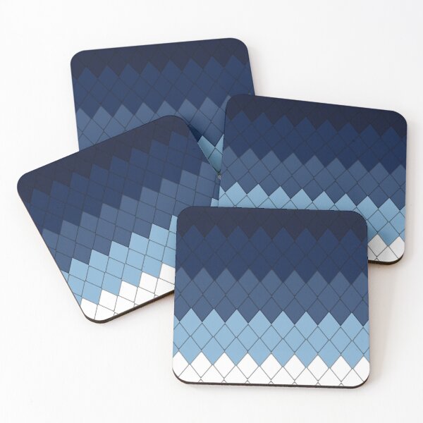 Item preview, Blue rhombus pattern designed and sold by AlexGolyakov.