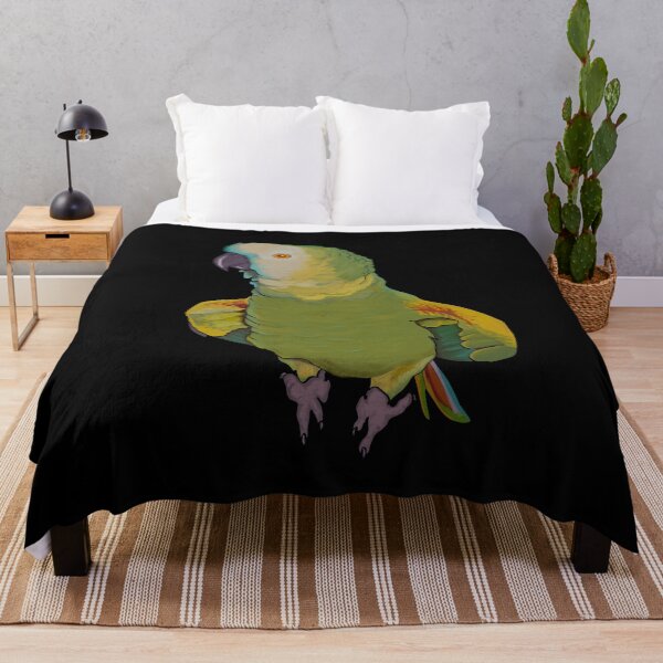 Item preview, Playful Blue Fronted Amazon Parrot  designed and sold by Zurickdesigns.